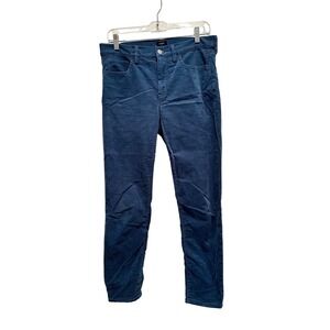 J.Crew Blue Corduroy Skinny Pants‎ Size 28 BK381 Preppy Minimalist Workwear
